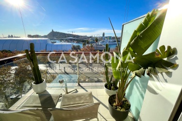 Increíble Ático de 1 dormitorio con vistas a Barcelona Increíble Ático de 1 dormitorio con vistas a Barcelona