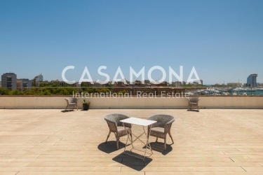 Helles Apartment mit 2 Schlafzimmern mit Blick auf Port Vell und Montjuic Helles Apartment mit 2 Schlafzimmern mit Blick auf Port Vell und Montjuic