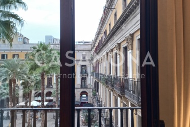 Estudi Acollidor amb Ascensor, Balcó i Vista sobre la Plaça Reial Estudi Acollidor amb Ascensor, Balcó i Vista sobre la Plaça Reial