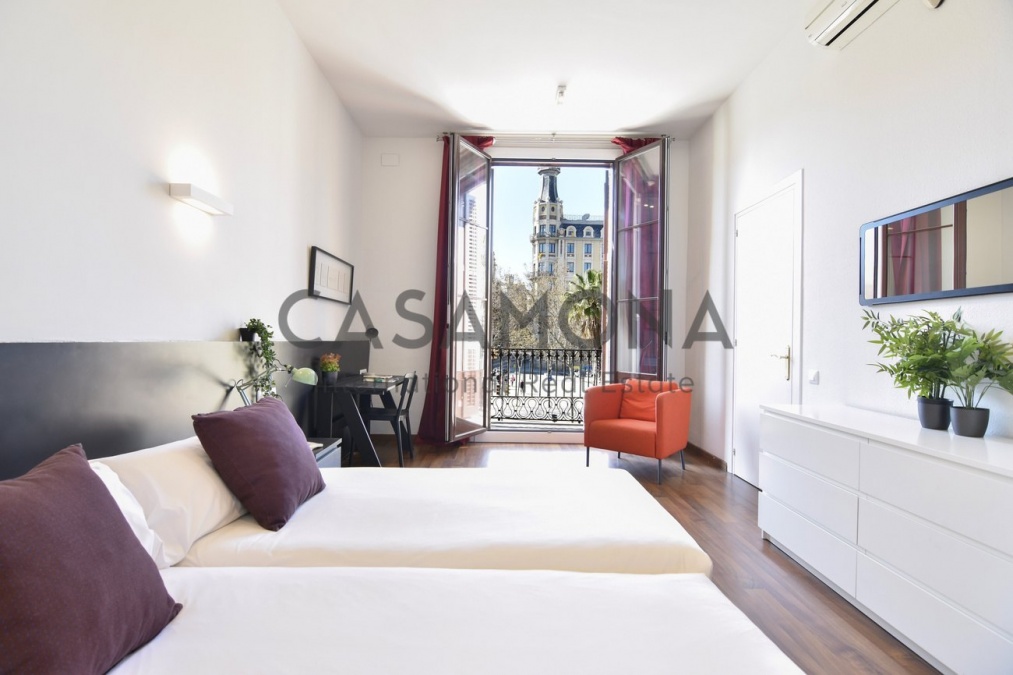 Increíble apartamento de 2 dormitorios con vistas al Port Vell en la Barceloneta