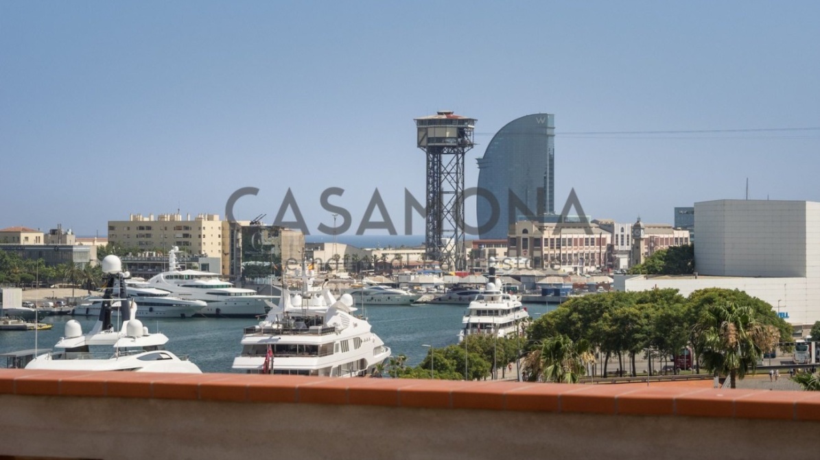 Erstaunliche 2-Zimmer-Wohnung mit Blick über Port Vell in Barceloneta Erstaunliche 2-Zimmer-Wohnung mit Blick über Port Vell in Barceloneta