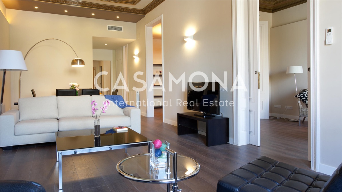 Luxueux Appartement de 3 Chambres avec un Balcon dans la Barceloneta