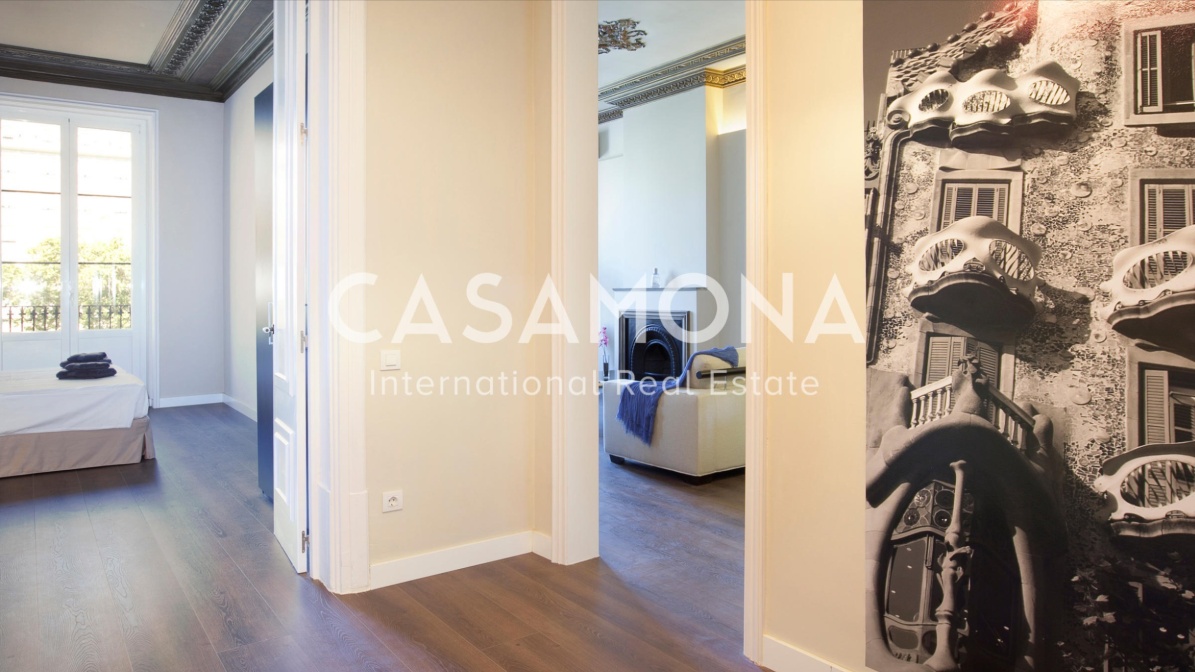 Luxueux Appartement de 3 Chambres avec un Balcon dans la Barceloneta