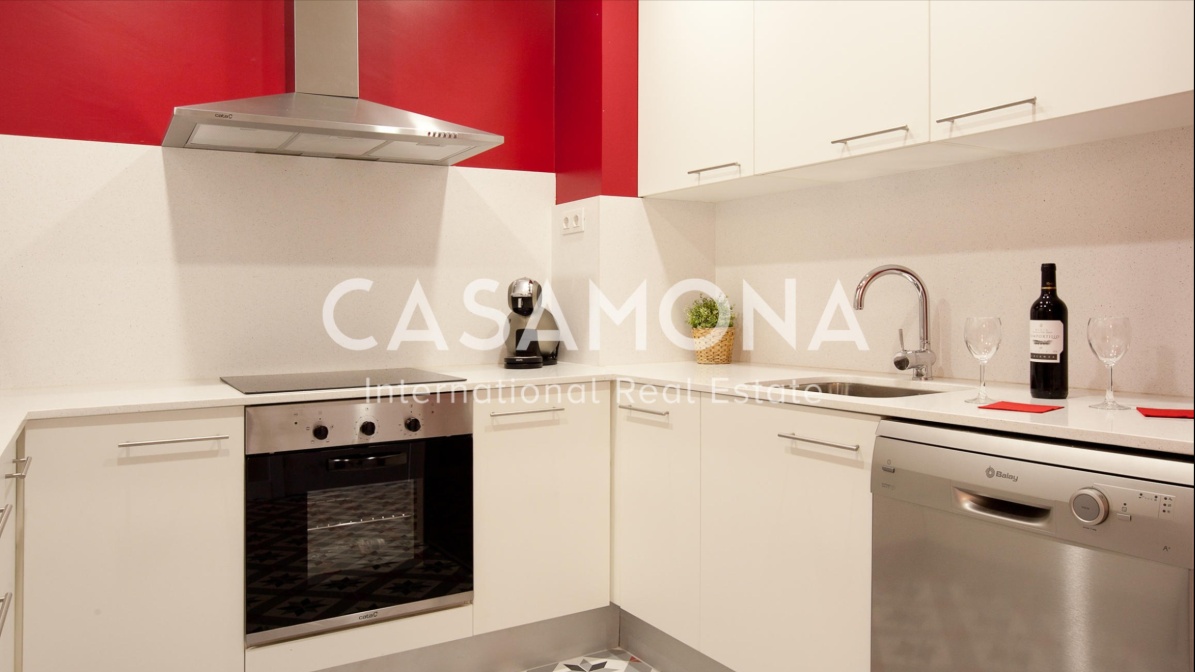 Luxueux Appartement de 3 Chambres avec un Balcon dans la Barceloneta