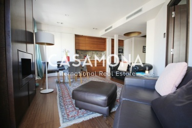 Elegant l�genhet med 1 sovrum med balkong med utsikt �ver La Rambla