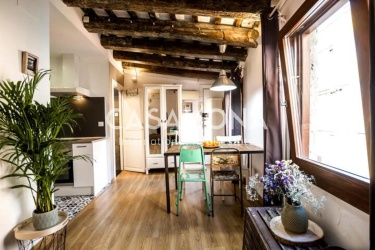 Gorgeous 1 værelses lejlighed med privat terrasse i El Born