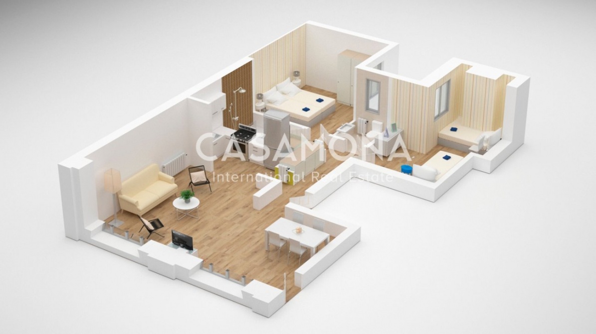 Charming 2 Bedroom Apartment with Communal Terrace and Pool in El Born
