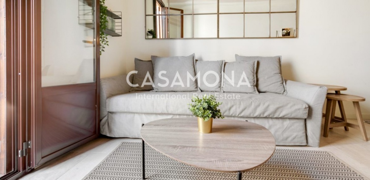 Appartement moderne de 1 chambre avec balcons et terrasse dans un immeuble rénové Appartement moderne de 1 chambre avec balcons et terrasse dans un immeuble rénové