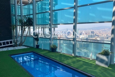 Эксклюзивный пентхаус Duplex на 25-м этаже с частным бассейном в Диагональ Мар