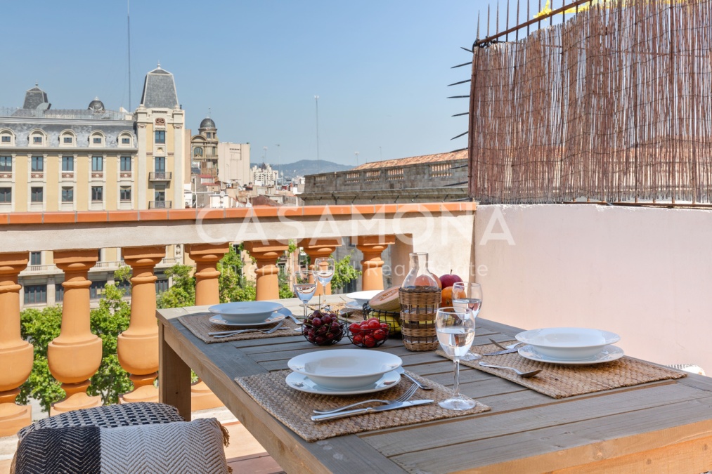 Maravilloso apartamento con terraza en pleno centro de Barcelona Maravilloso apartamento con terraza en pleno centro de Barcelona