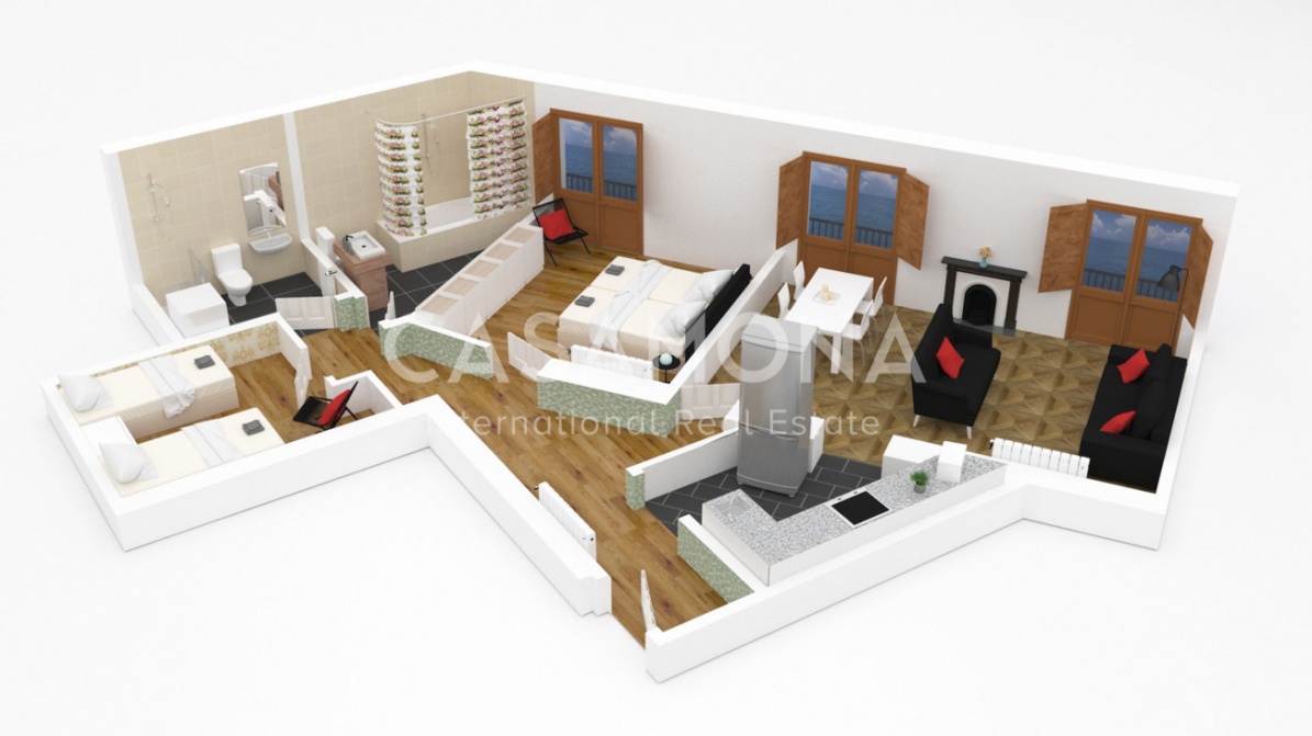 Beautiful and Modern 2 Bedroom Apartment in the Heart of Barcelona