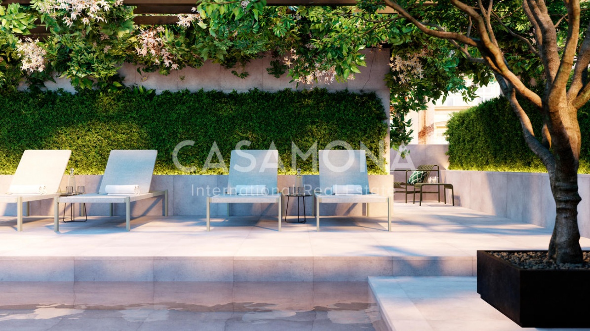 Increíbles apartamentos de nueva construcción con servicio tipo hotel y terraza