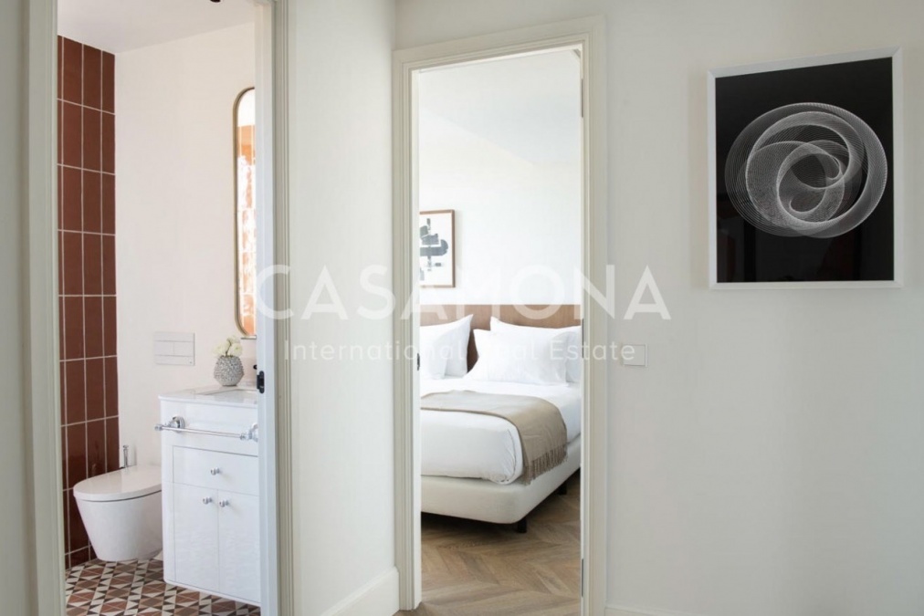 Unglaubliches, voll ausgestattetes Penthouse mit 3 Schlafzimmern in Passeig de Gracia