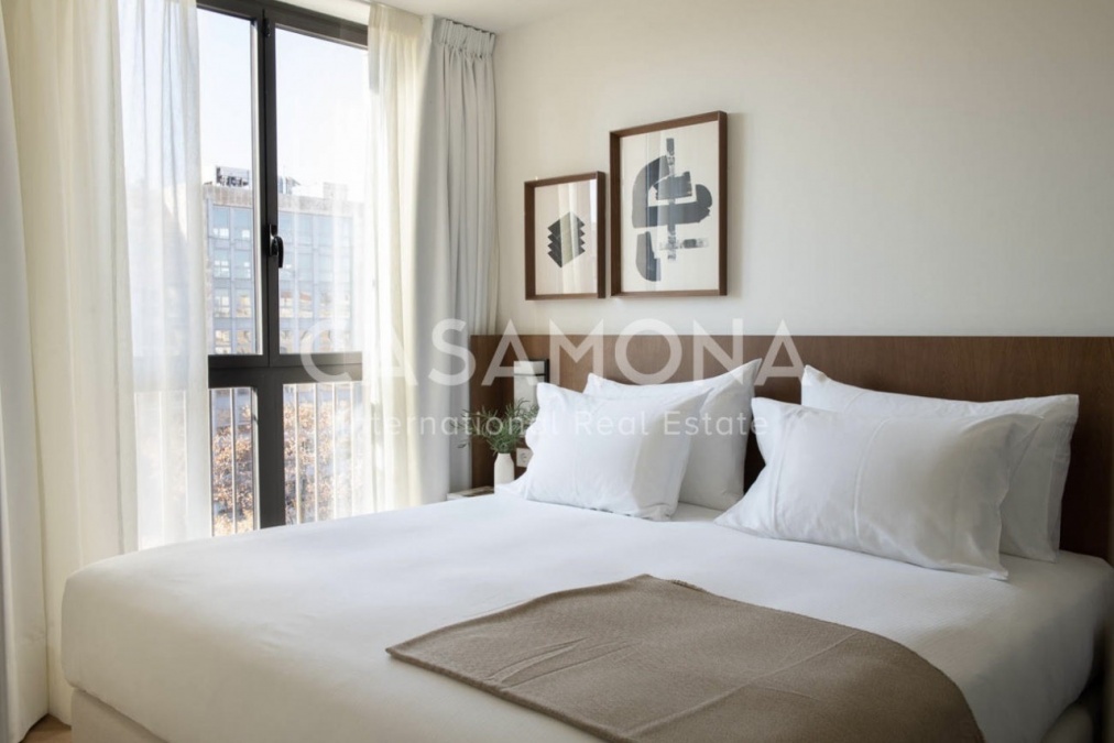 Unglaubliches, voll ausgestattetes Penthouse mit 3 Schlafzimmern in Passeig de Gracia