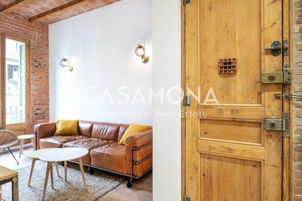 Appartement in Catalaanse stijl met 3 slaapkamers en 3 badkamers in Gracia