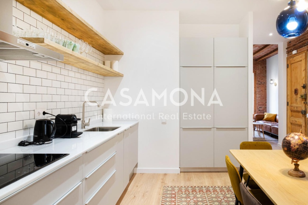 Appartement in Catalaanse stijl met 3 slaapkamers en 3 badkamers in Gracia