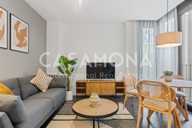 Modern och elegant l�genhet med 2 sovrum och 2 badrum i kommande Poblenou