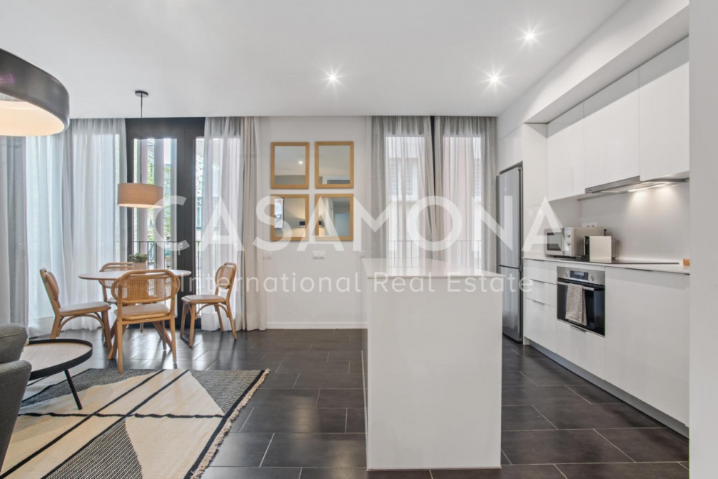 Moderne und stilvolle 2 Schlafzimmer und 2 Badezimmer Wohnung im kommenden Poblenou Moderne und stilvolle 2 Schlafzimmer und 2 Badezimmer Wohnung im kommenden Poblenou