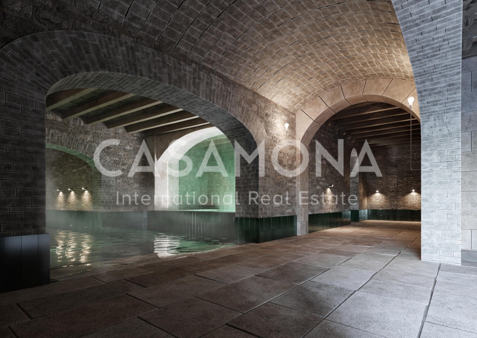 Increíble ático de 3 dormitorios con piscina en un antiguo palacio en Gótico Increíble ático de 3 dormitorios con piscina en un antiguo palacio en Gótico