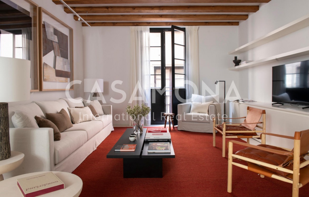 Magnífico apartamento de 3 dormitorios en un antiguo palacio con SPA en Gótico Magnífico apartamento de 3 dormitorios en un antiguo palacio con SPA en Gótico
