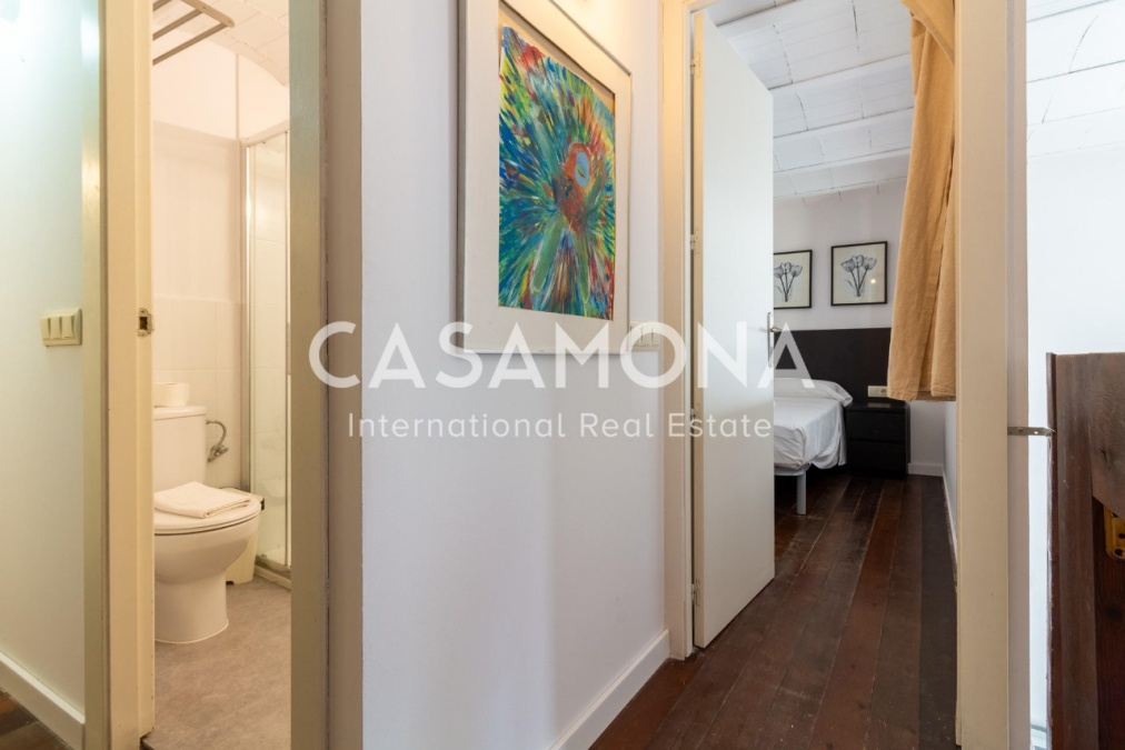 Appartement duplex lumineux de 2 chambres avec une immense terrasse privée