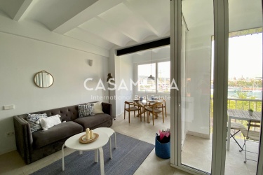 Appartement lumineux et moderne avec vue sur le Port Vell, avec ascenseur et terrasse