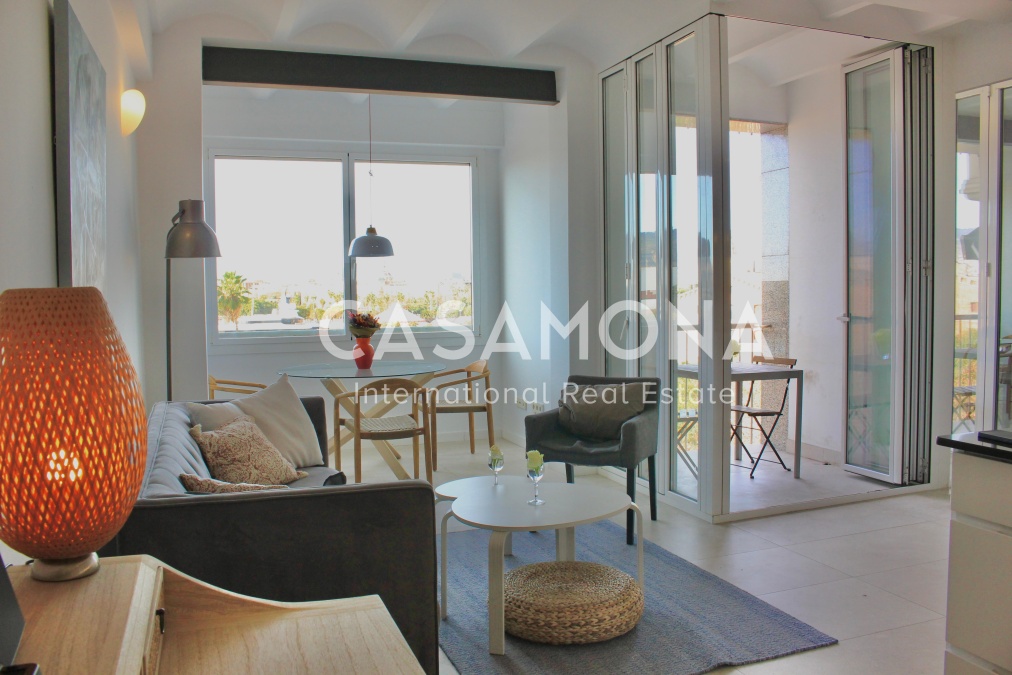 Appartement lumineux et moderne avec vue sur le Port Vell, avec ascenseur et terrasse