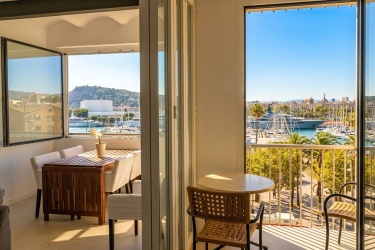 Apartament de luxe, residència exclusiva a la vora del mar amb vistes panoràmiques al port - terrassa i ascensor Apartament de luxe, residència exclusiva a la vora del mar amb vistes panoràmiques al port - terrassa i ascensor