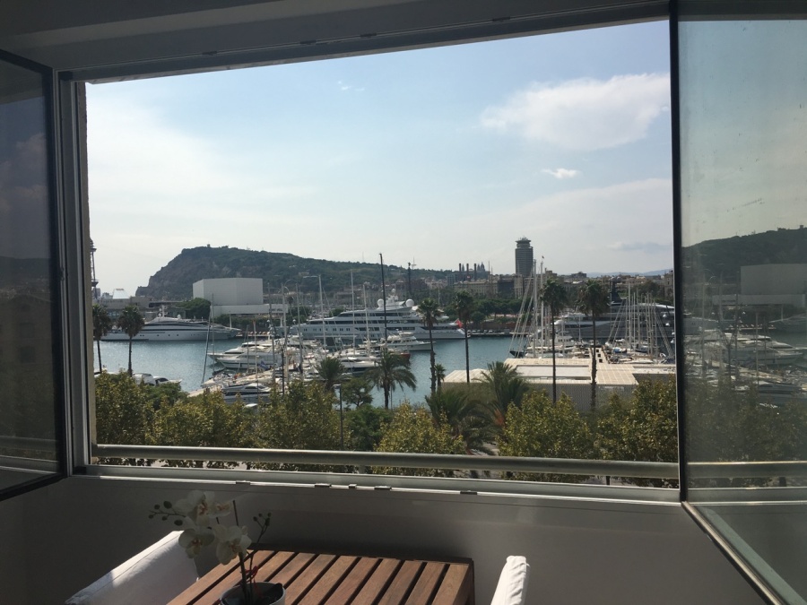 Apartament de luxe, residència exclusiva a la vora del mar amb vistes panoràmiques al port - terrassa i ascensor