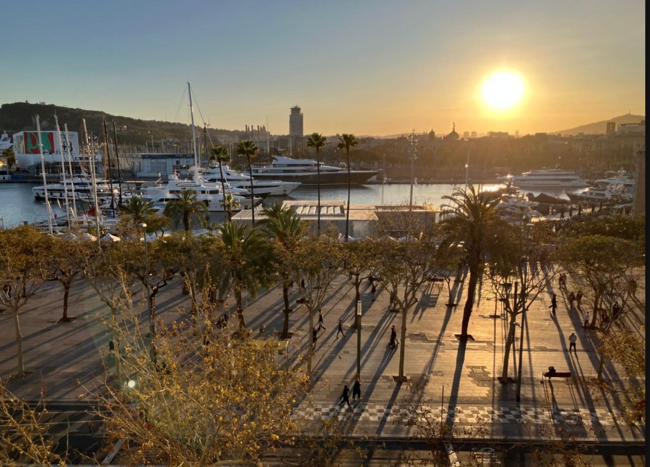 Apartament de luxe, residència exclusiva a la vora del mar amb vistes panoràmiques al port - terrassa i ascensor