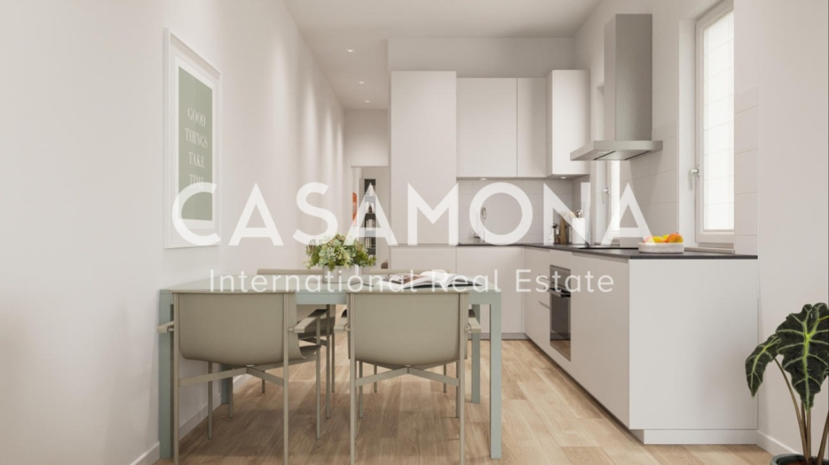Apartament totalment reformat d'1 habitació a prop de la Sagrada Família