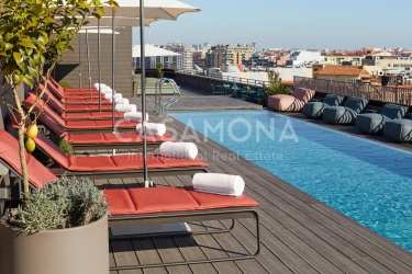 Luxuri�se 3-Zimmer-Wohnung in einer Residenz mit Pool auf dem Dach