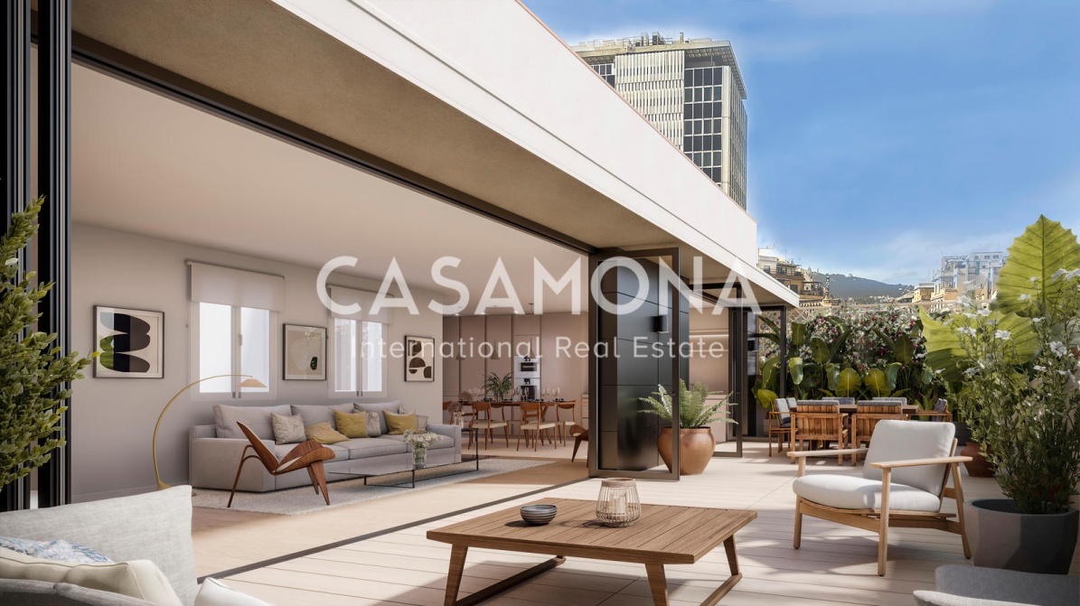 Apartamentos de lujo y exclusivos ubicados en Rambla Catalunya