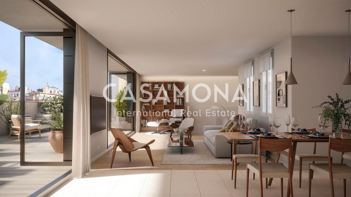 Apartamentos de lujo y exclusivos ubicados en Rambla Catalunya