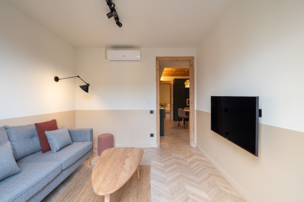 Appartement de 2 chambres doubles avec caractéristiques catalanes à Poble Sec
