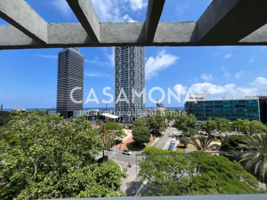 Duplex-Penthouse mit 70 m² Privater Dachterrasse und 360°-Blick auf Meer und Stadt in Vila Olímpica Duplex-Penthouse mit 70 m² Privater Dachterrasse und 360°-Blick auf Meer und Stadt in Vila Olímpica