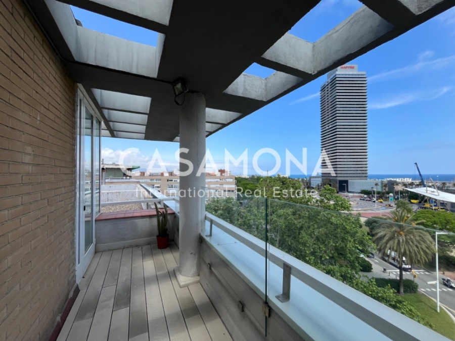 Ático Dúplex con Terraza Privada de 70 m² y Vistas Panorámicas de 360° al Mar y la Ciudad en Vila Olímpica Ático Dúplex con Terraza Privada de 70 m² y Vistas Panorámicas de 360° al Mar y la Ciudad en Vila Olímpica