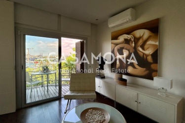 Appartement Moderne d’1 Chambre avec Vue sur la Mer à Port Vell Appartement Moderne d’1 Chambre avec Vue sur la Mer à Port Vell