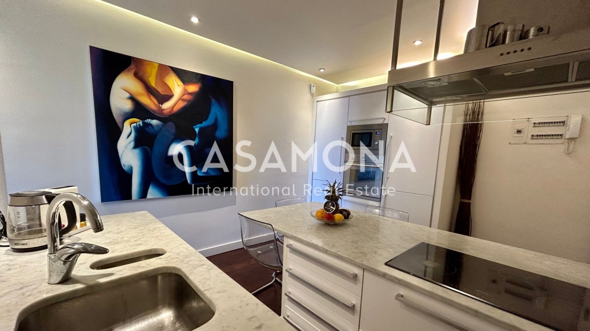 Moderno Apartamento de 1 Dormitorio con Vistas al Mar en Port Vell Moderno Apartamento de 1 Dormitorio con Vistas al Mar en Port Vell