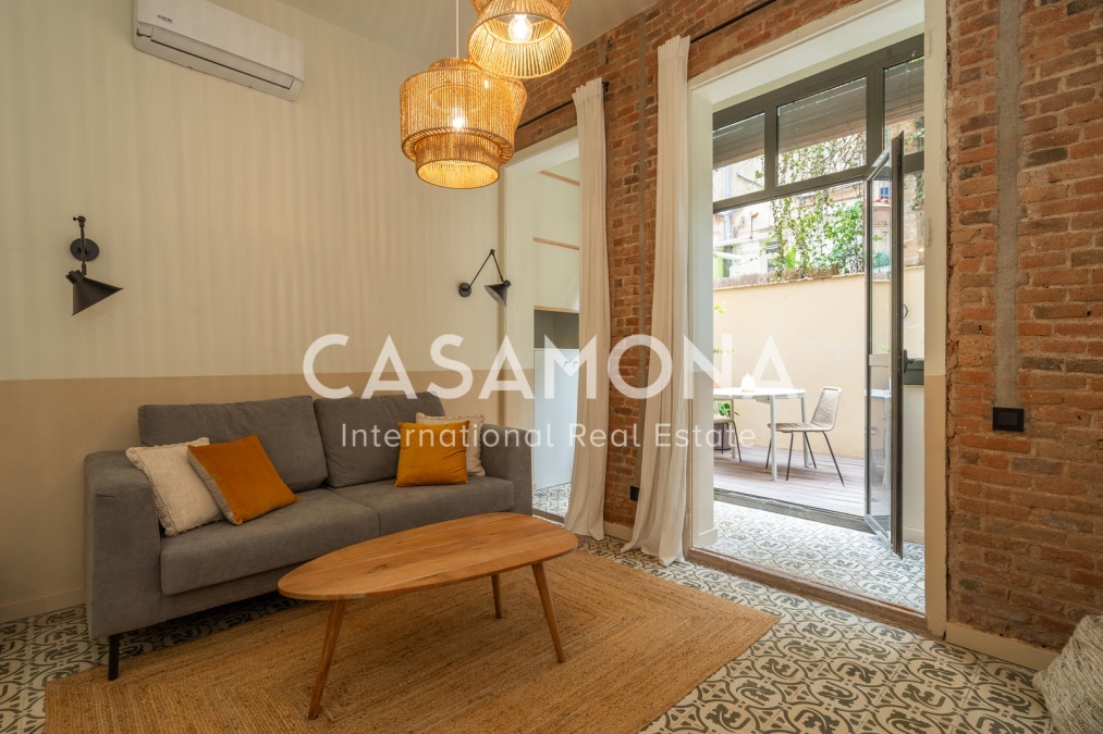 Appartement 1 chambre récemment rénové avec patio à Gracia Appartement 1 chambre récemment rénové avec patio à Gracia