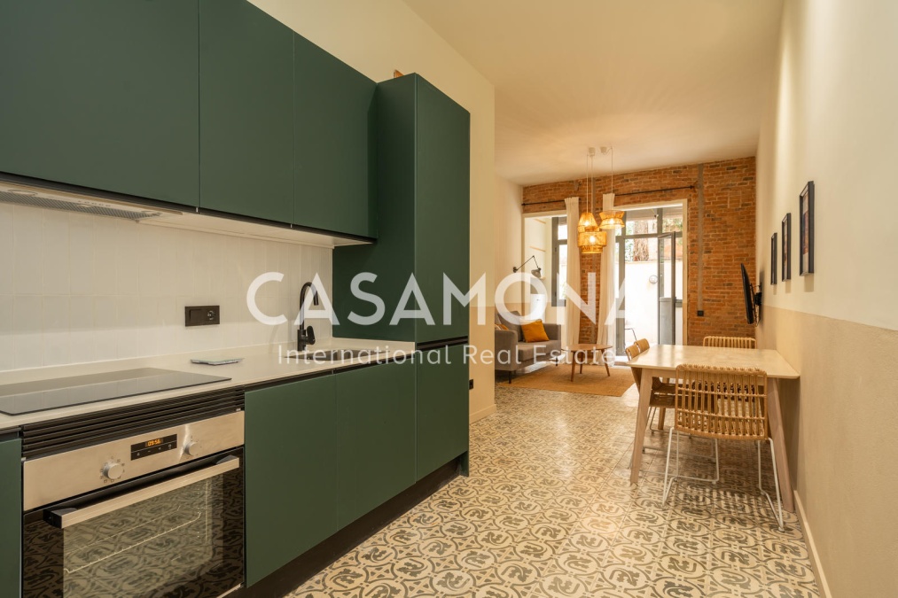Appartement 1 chambre récemment rénové avec patio à Gracia Appartement 1 chambre récemment rénové avec patio à Gracia
