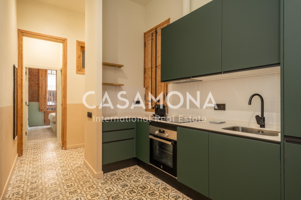 Appartement 1 chambre récemment rénové avec patio à Gracia Appartement 1 chambre récemment rénové avec patio à Gracia