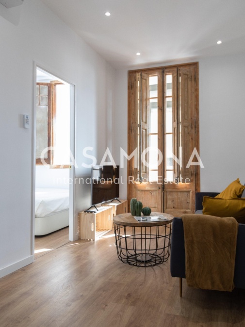 Moderne 2-Zimmer-Wohnung in einer Fußgängerzone in Gracia Moderne 2-Zimmer-Wohnung in einer Fußgängerzone in Gracia