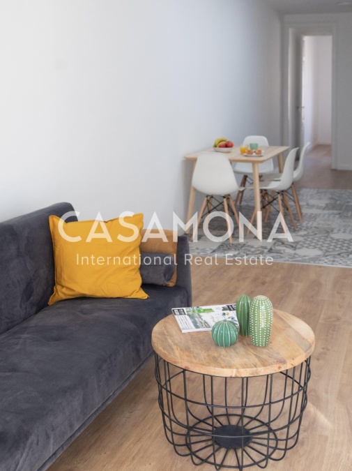 Moderno apartamento de 2 dormitorios situado en una calle peatonal en Gracia