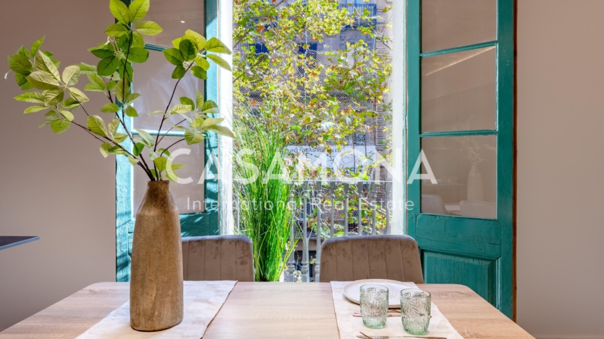 (SOLD) Freshly Renovated 3-Bedroom Apartment with 3 Balconies in Passeig de Gracia