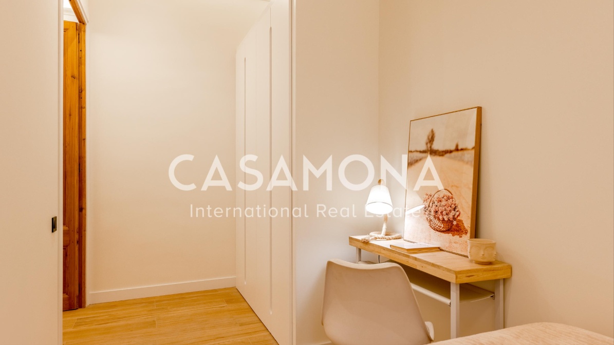 (SOLD) Freshly Renovated 3-Bedroom Apartment with 3 Balconies in Passeig de Gracia