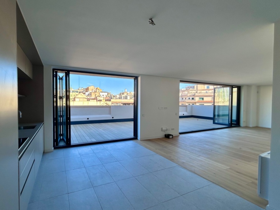 Penthouse leilighet på Rambla de Catalunya
