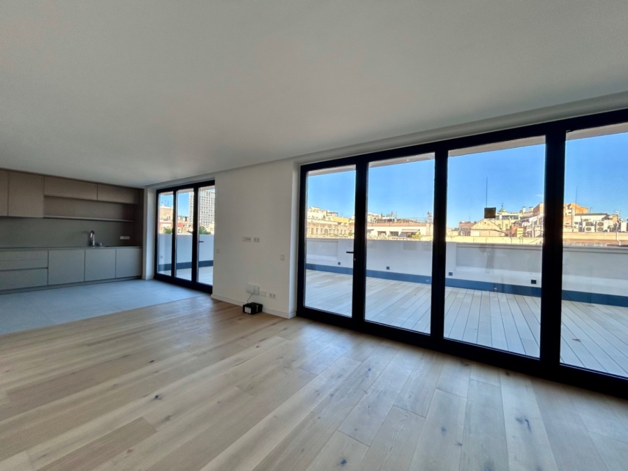 Penthouse leilighet på Rambla de Catalunya
