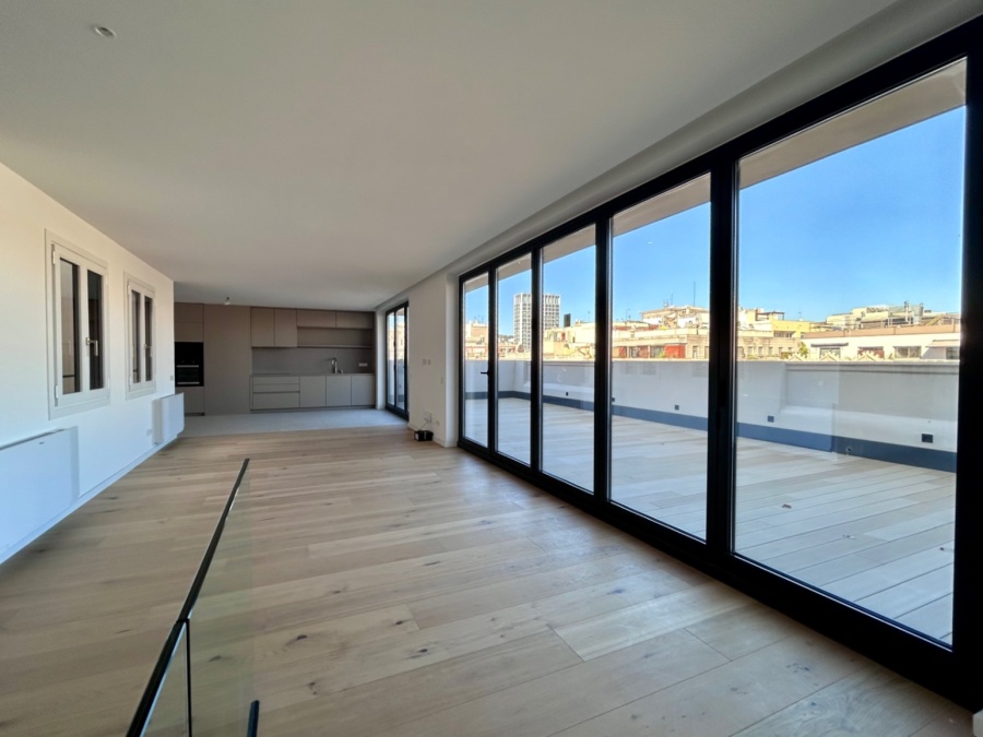 Penthouse leilighet på Rambla de Catalunya