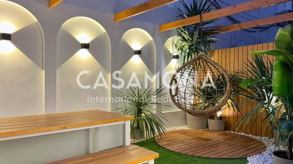 Schicke 3-Zimmer-Wohnung mit großer privater Terrasse in Eixample Esquerra